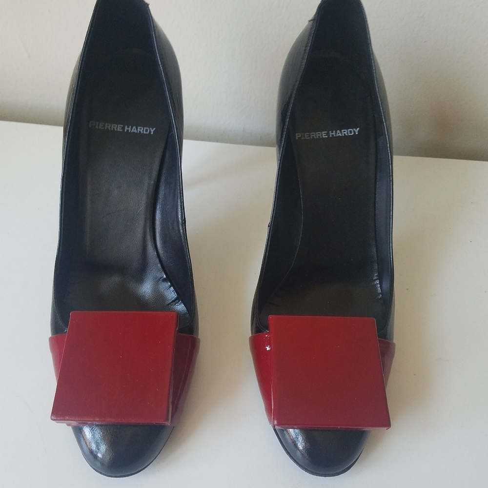 Amazing Pierre Hardy Red Black Heels 40